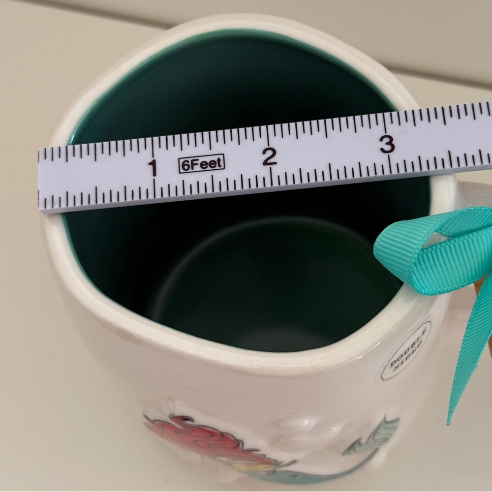 Rae Dunn Disney Ariel Flippin’ Your Fins Double Sided Mug With Bubble Handle - Picture 7 of 8